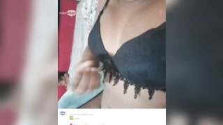Hot brazilian masturbates