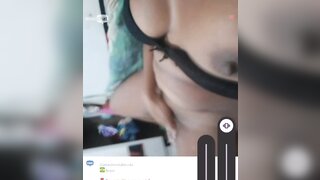 Hot brazilian masturbates