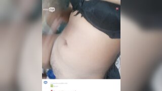 Hot brazilian masturbates