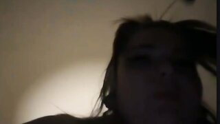Busty babe plays game