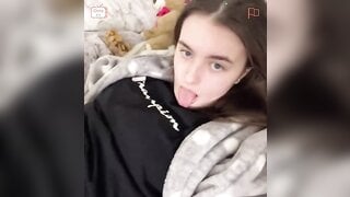 Drunk girl on ometv