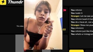 spanish horny girl oils and twerks nude