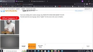 Omegle women flash their boobs 29-08-2022