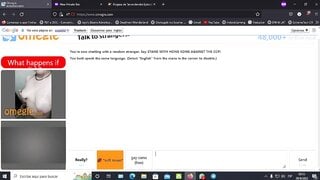 Omegle women flash their boobs 29-08-2022
