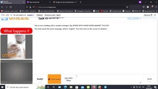 Omegle women flash their boobs 29-08-2022