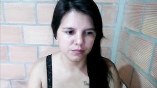 colombian milf shows her tits and ass
