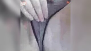 tatto girl playing with banana creamy pussy