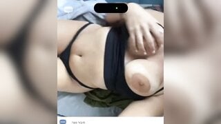 israeli solider girl showing off her goods