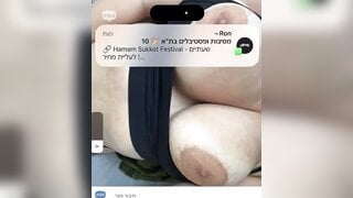 israeli solider girl showing off her goods