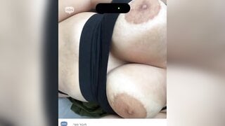 israeli solider girl showing off her goods