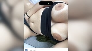 israeli solider girl showing off her goods
