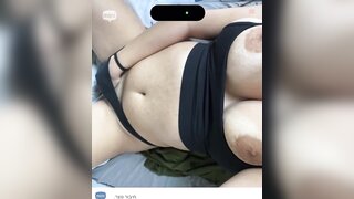 israeli solider girl showing off her goods