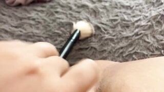 Russian hoe fucks her self