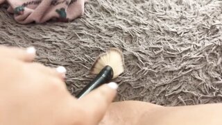 Russian hoe fucks her self