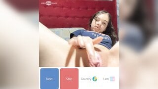 Beautiful teen girl masturbate until cumming