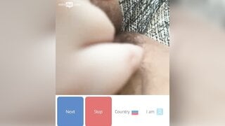 Hairy teen masturbate while moaning