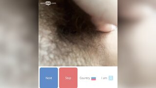 Hairy teen masturbate while moaning