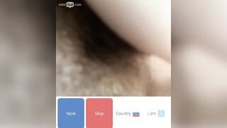Hairy teen masturbate while moaning