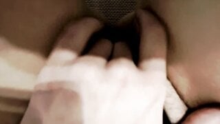 Slut gets off through her panties