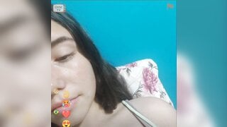 teen girl show boobs and pussy in ometv