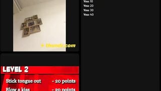 Chubby Girl plays OmegleGame