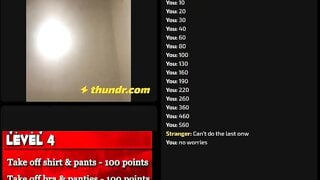 Chubby Girl plays OmegleGame