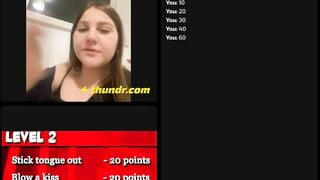 Chubby Girl plays OmegleGame
