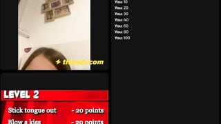 Chubby Girl plays OmegleGame