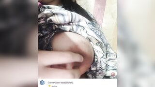Horny Indian girl flash boobs
