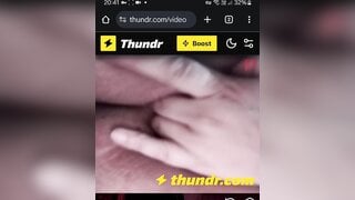 Brazilian chubby plays for me until cum