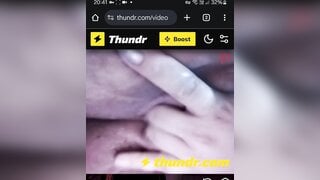 Brazilian chubby plays for me until cum