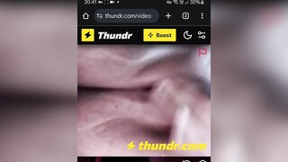 Brazilian chubby plays for me until cum