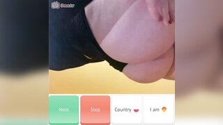 Pregnant Polish woman teases on OmeTV (no sound)