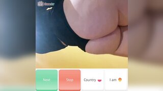 Pregnant Polish woman teases on OmeTV (no sound)