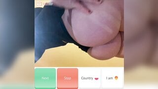 Pregnant Polish woman teases on OmeTV (no sound)