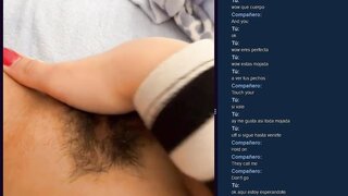 Omchater Flingster Spaniard Girl Masturbates to Cum