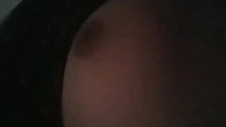 Horny mexican showing tits & pussy