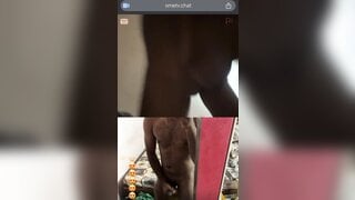 Ometv sexy teen turned on by black cock