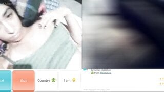 Horny brazilian teen showing off her big Tits and masturbates for me