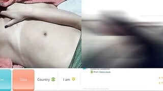 Horny brazilian teen showing off her big Tits and masturbates for me