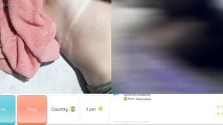 Horny brazilian teen showing off her big Tits and masturbates for me