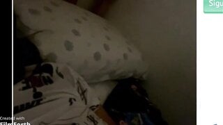 Ometv Chilean teen showing off her tits and pussy for me