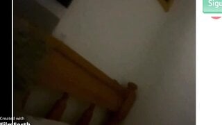 Ometv Chilean teen showing off her tits and pussy for me