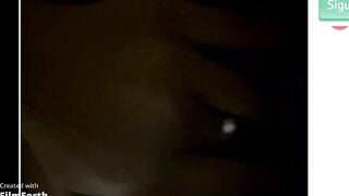 Ometv Chilean teen showing off her tits and pussy for me