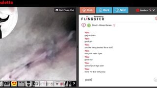 Braziian Teen plays with tits and pussy