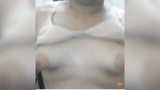 Girl flashing on ometv