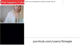 Blonde teen masturbating with finger in ass