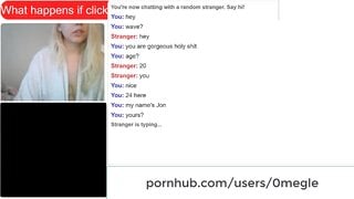 Blonde teen masturbating with finger in ass