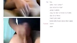 Dirtytalking German masturbates