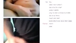Dirtytalking German masturbates
